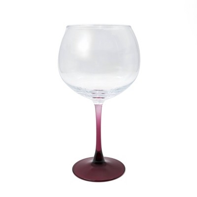 23.6 fl oz Wine Glasses Maroon - Bullseye's Playground™