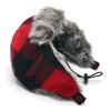 Dogo Pet Fashions Trapper Dog Hat - Red Plaid - 4 of 4