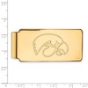 Black Bow Jewelry 10k Yellow Gold Iowa Hawkeyes NCAA Money Clip - 2 of 3