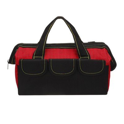 Unique Bargains Oxford Cloth Multi-Purpose Adjustable Strap Organizing Wide Mouth Maintenance Tool Tote