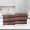 Premium Cotton Herringbone Medium Weight Bathroom Towel Set by Blue Nile Mills - 2 of 4