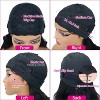 Jessie's Wig Body Wave Blended Human Hair Wig With Bangs For Women Natural Black 18-38 Inch - 3 of 4