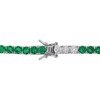 EVERLY JEWELRY | Sterling Silver Created Stone Tennis Bracelet, 7.5 in- Multiple Created Stone Option - 2 of 4