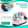 Sorbus 51 Inch Acupressure Mat, Pillow & Carry Bag Set - Helps with Stress, Back & Neck Pain - Great for Muscle Relaxation, Sciatica, & Meditation - 4 of 4