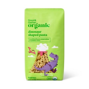 Dinosaur Shaped Organic Kids' Pasta - 12oz - Good & Gather™ - 1 of 4