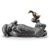 SPI Home Puppy Play Garden Sculpture – Whimsical 8" Tall Metal Dog Figurine for Outdoor Décor, Playful Pet-Inspired Yard Accent - 2 of 4