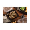 Pactiv Evergreen EarthChoice Vented Dual Color Microwavable Hinged Lid Container, 1-Compartment, 28oz, 7.5x7.5x3, Black/Clear, Plastic, 150/CT - 4 of 4