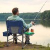 SUGIFT Folding Camping Chair, Heavy-Duty Director Chair with Side Table and Cooler Bag, 330 lbs Capacity - 3 of 4