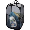 Kitcheniva Foldable Mesh Popup Laundry Hamper Black - 2 of 3