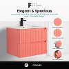Citiscape Modern Bathroom Vanity with Textured Drawer Fronts - 4 of 4