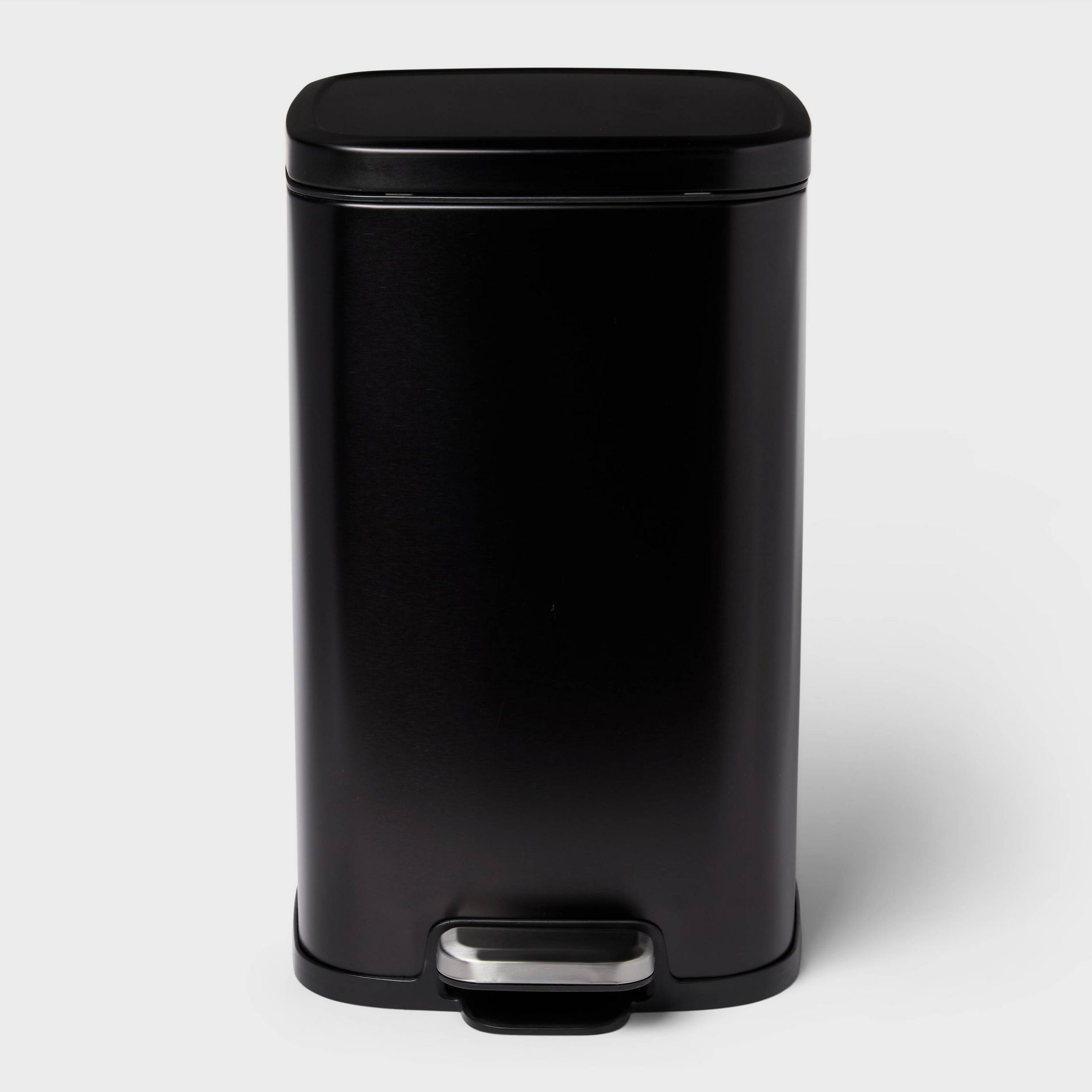 12L Soft Square Stainless Step Trash Can - Brightroom™
