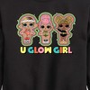 Boys' - LOL Surprise! - You Glow Girl Graphic Long Sleeve Fleece Sweatshirt - 2 of 4
