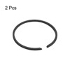 Unique Bargains Durable High Tensile Piston Ring Set 2 Pcs - 3 of 4