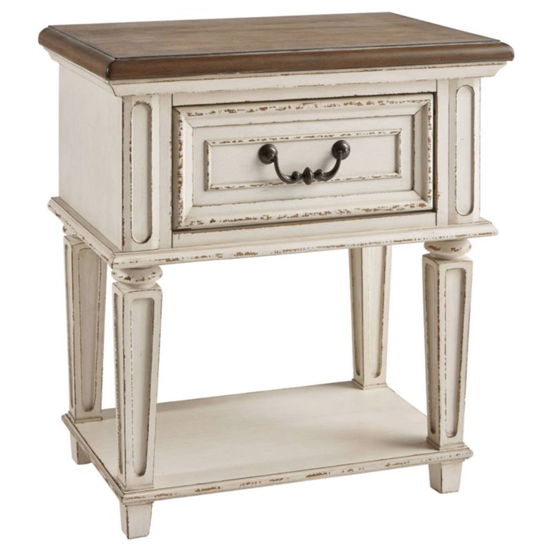 Realyn One Drawer Nightstand Chipped - Signature Design by Ashley, 1 of 14