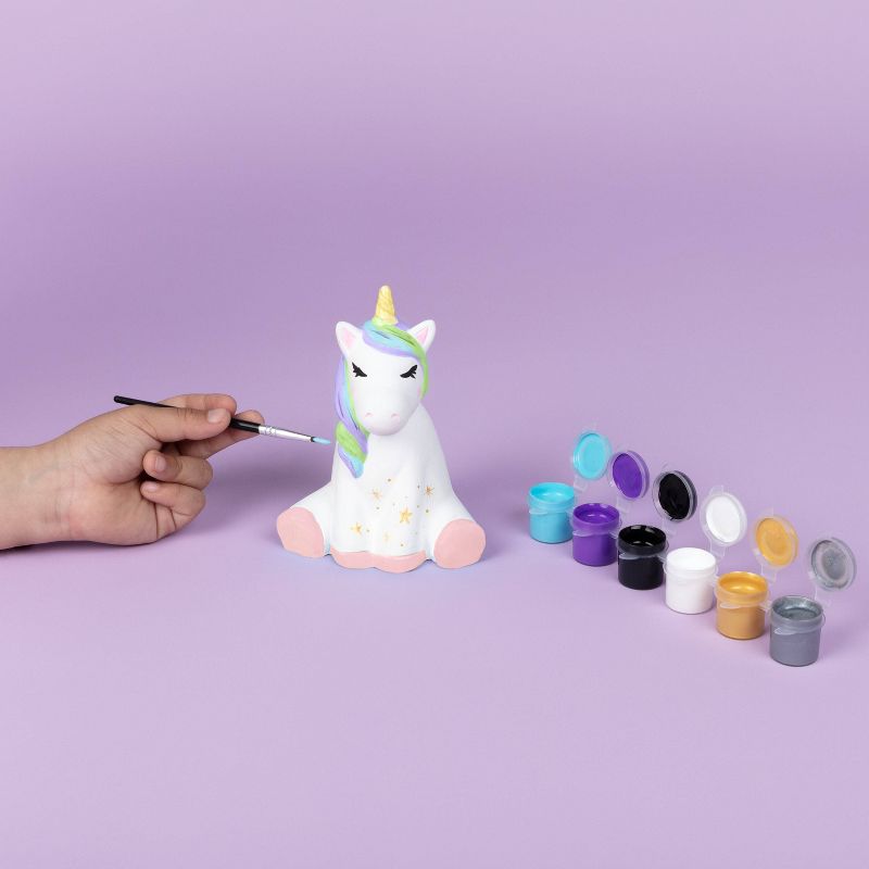 Tulip Color Daydream Ceramic Painting Kit Unicorn Rainbow Craft Supplies, 3 of 9