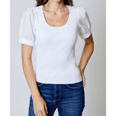 Women's Puff Sleeve Knit Top - DESIGN HISTORY