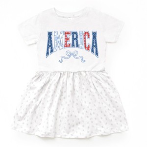 The Juniper Shop Coquette America Arched Infant Dress - 1 of 4