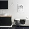 Stupell Industries I Like Big Tubs Bathroom Joke Black White Word Parody - 2 of 4