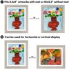 Americanflat Kids Art Frame 10x12.5 inches with 8.5x11 inches Mat - Composite Wood And Glass (2 Pack) - 4 of 4