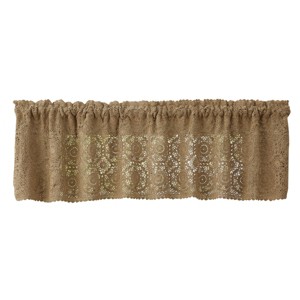 Park Designs Lace Oatmeal Valance 60" x 14" - 1 of 3