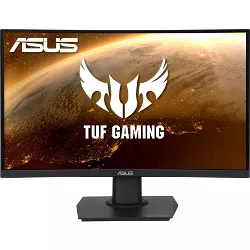 ASUS TUF Gaming VG24VQE 23.6" Full HD Curved Screen WLED Gaming LCD Monitor - 16:9 - Black