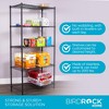 Internet's Best 5-Tier Wire Shelving - Flat Black - Heavy Duty Shelf - 4 of 4