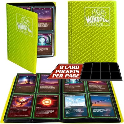 Tcg Binder GEAoffice 160-Card Binder – Side-Loading Trading Card Album For MTG, Pokémon, Sports Cards (Dark Blue) Pokemon Binder