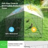 XBRIGH Outdoor Dog Kennel with Waterproof Cover,UV-Resistant Roof and Secure Locking Mechanism for Large Dogs,Durable Metal Enclosure - 4 of 4
