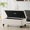 FURNIinspire Ottomans And Benches Storage Ottoman End of Bed Bench Living Room Large Ottoman with Flip-Top Lid, White, 39"*19.25"*16.5" - 2 of 4