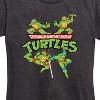 Women's - Teenage Mutant Ninja Turtles - Donnie, Mikey, Raph, and Leo Logo Short Sleeve Graphic T-Shirt - 2 of 4