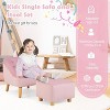 Costzon Kids Couch, Toddler Armrest Chair with Lion Pattern, Sturdy Wood Frame & Lightweight Design, Sofa for Ages 1–5 (Lion) - 4 of 4