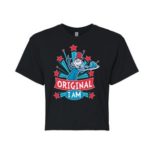 Women's - Dr. Seuss - Original I Am Green Eggs and Ham Cropped Graphic T-Shirt - 1 of 4