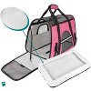 PetAmi Airline Approved Pet Carrier for Cat Dog, Soft Sided Travel Supplies Accessories, Ventilated Carrying Bag Kitten Puppy - 4 of 4