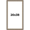 PosterPalooza | Ornate Silver Picture Frame - UV Acrylic, Foam Board Backing, Hanging Hardware - 2 of 4