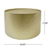 GDFStudio Geyer Modern Iron Round 3 Piece Accent and Coffee Table Set - 3 of 4