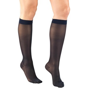 Truform Sheer Compression Stockings, 15-20 mmHg, Women's Knee High Length, 20 Denier - 1 of 4