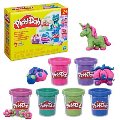 Play-Doh 6 Pack Sparkle Collection Arts And Crafts Toys