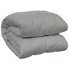 VidaXL Weighted Blanket Gray 78.7 in.x78.7 in. 28.7 lb Fabric - image 2 of 4