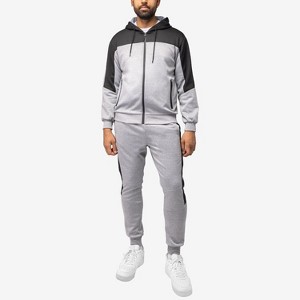 CULTURA Men's Zip Up Hoodie Track Suit - 1 of 4