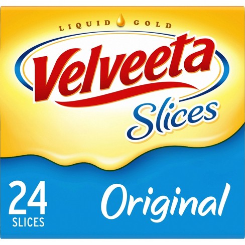 Velveeta Cheese Slices 16oz 24ct Target