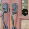 Unique Bargains Acrylic Self-Adhesive Decor Business Push Pull Door Signs 3 Pairs - 4 of 4