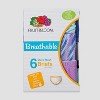 Fruit of the Loom Breathable Girls' 6pk Micro-Mesh Classic Briefs - Colors Vary - image 2 of 4