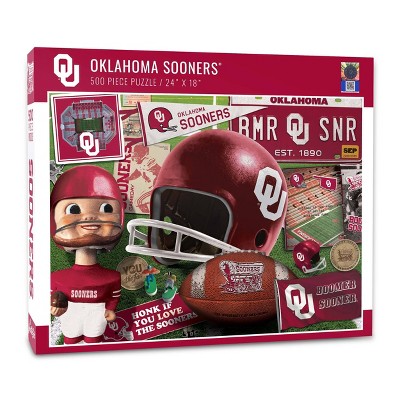 NCAA Oklahoma Sooners Throwback Puzzle 500pc