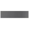 vidaXL 4 pcs Bookshelf Boards in High Gloss Gray, Durable Engineered Wood, Easy-to-Clean - 4 of 4