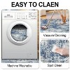FONTOI 5FT x 7FT Area Rug Modern Abstract Rug Machine Washable Soft Durable for Living Room and Bedroom, Gray, 14.17"*14.96"*5.12" - 4 of 4