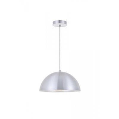 Elegant Lighting Circa 1 Light Burnished Nickel Pendant