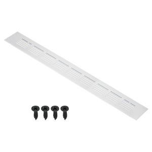 Unique Bargains Aluminum Rectangle Mesh with Mounting Screw Cabinet Air Vent Cover - 1 of 4