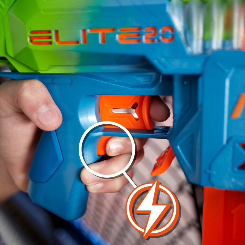 NERF Elite 2.0 Double Punch Motorized Dart Blaster, 5 of 10