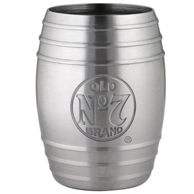 Adult Jack Daniels Old No. 7 Stainless Steel Barrel Shot Glass
