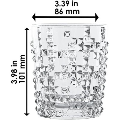 Nachtmann Punk Crystal Whiskey Tumblers Set of 4
